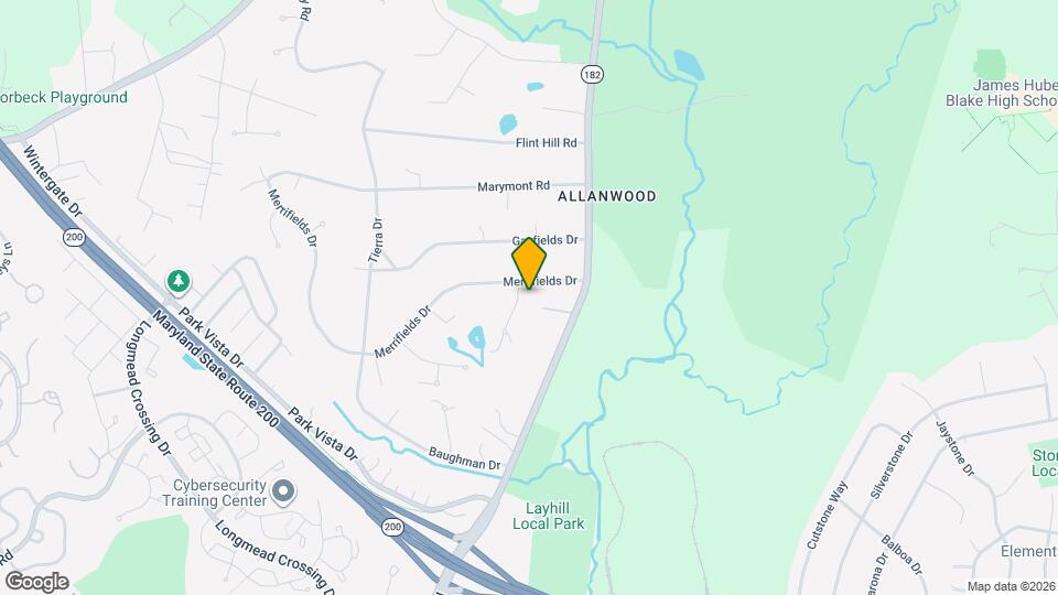 1712 Merrifields Dr, Unit 1 Map and Location Details