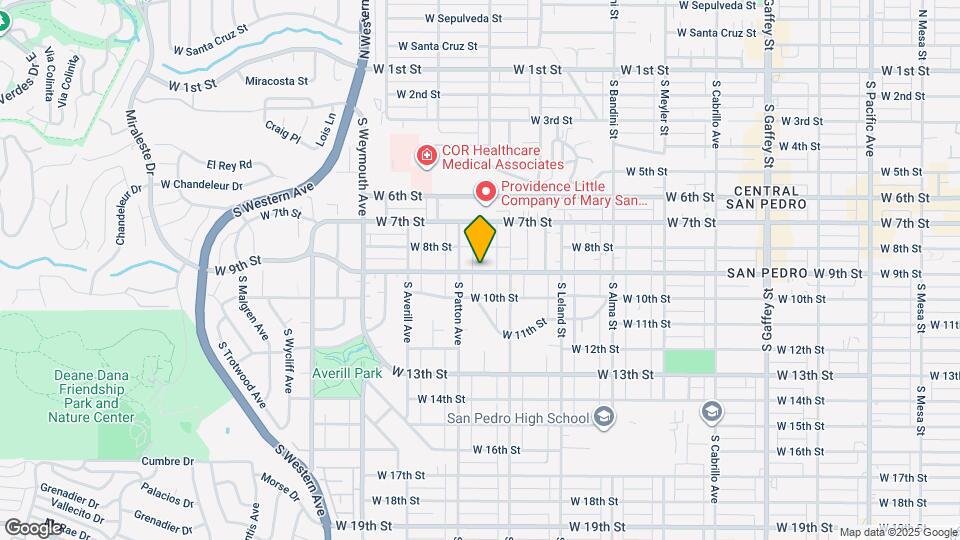 1262 W 9th St Map and Location Details