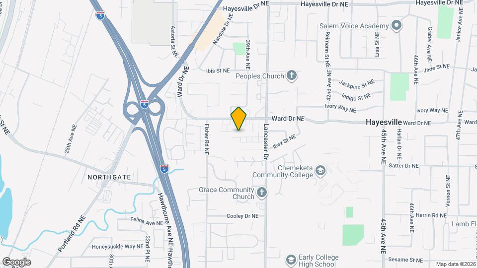 3807 Iberis St NE Map and Location Details