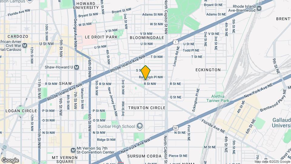 85 R St NW Map and Location Details