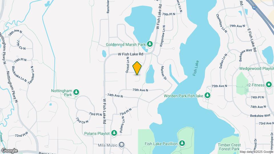 7575 Lanewood Ln N Map and Location Details