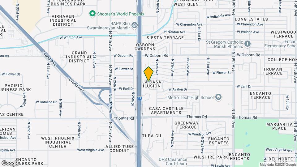 3050 N 24th Ln Map and Location Details