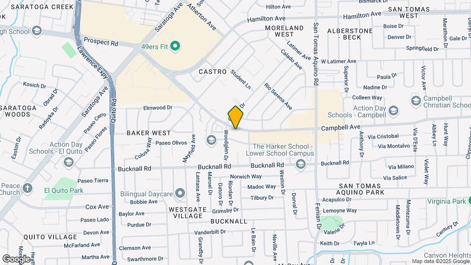 4658 W Campbell Ave Map and Location Details