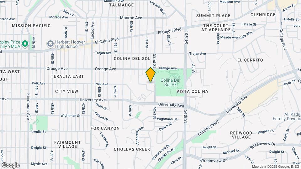5110 Polk Ave Map and Location Details