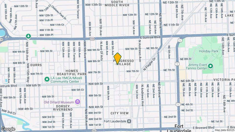 725 NW 4th Ave Map and Location Details