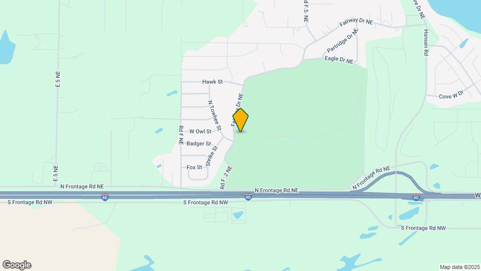 1227 Fairway Dr NE Map and Location Details