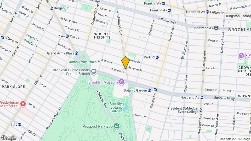 Washington Avenue, Unit 4B Map and Location Details