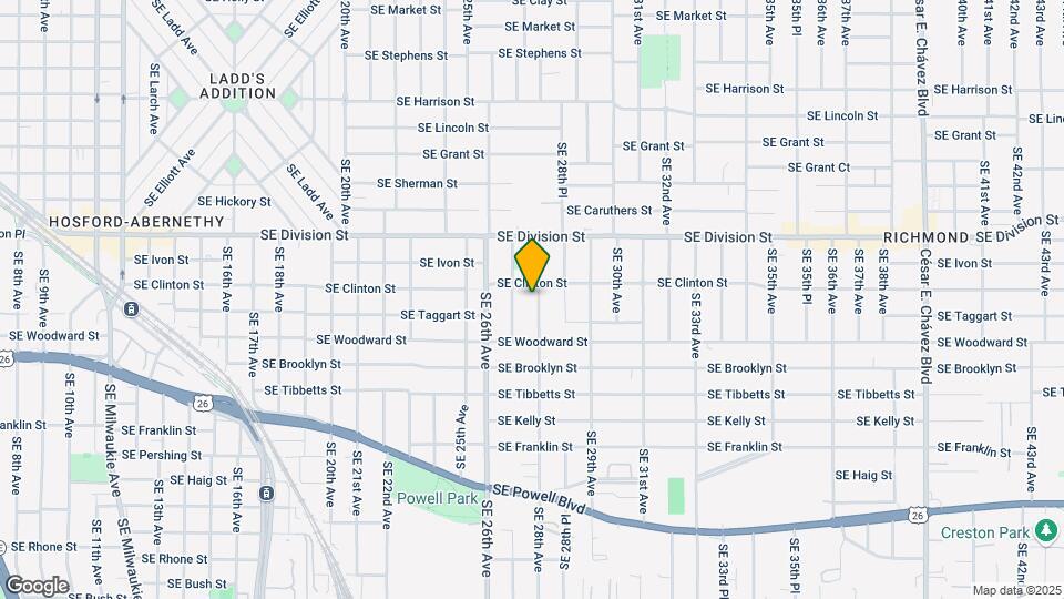 2717 SE 28th Ave Map and Location Details