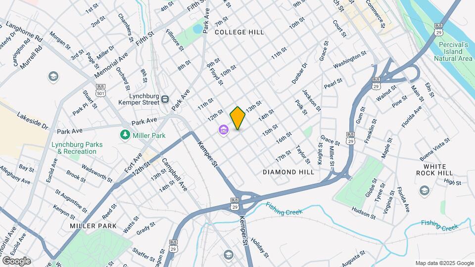 1323 Fillmore St Mapa y Detalles de la Ubicación