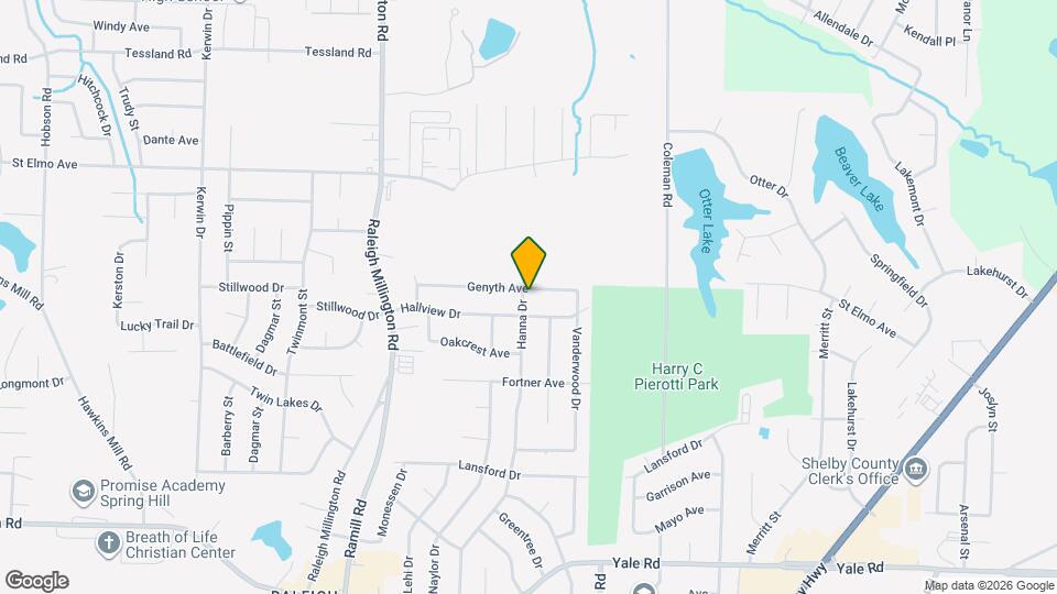 3834 Hanna Dr Map and Location Details