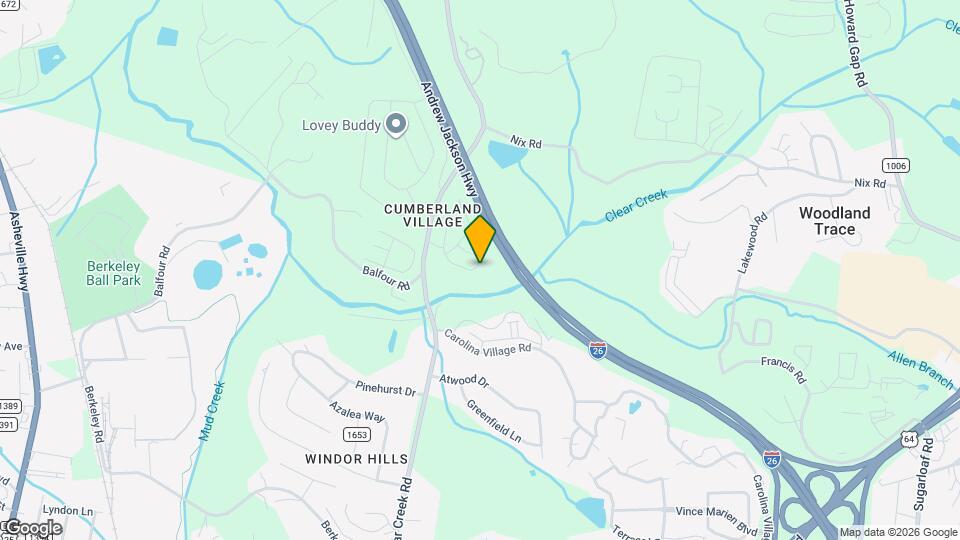 210 Creekview Rd Map and Location Details