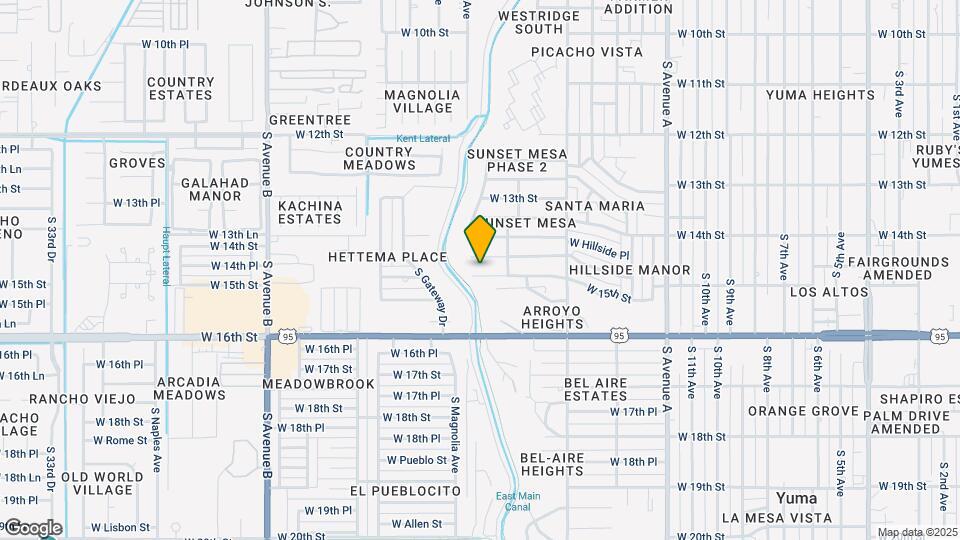 1636 W 15th St Map and Location Details