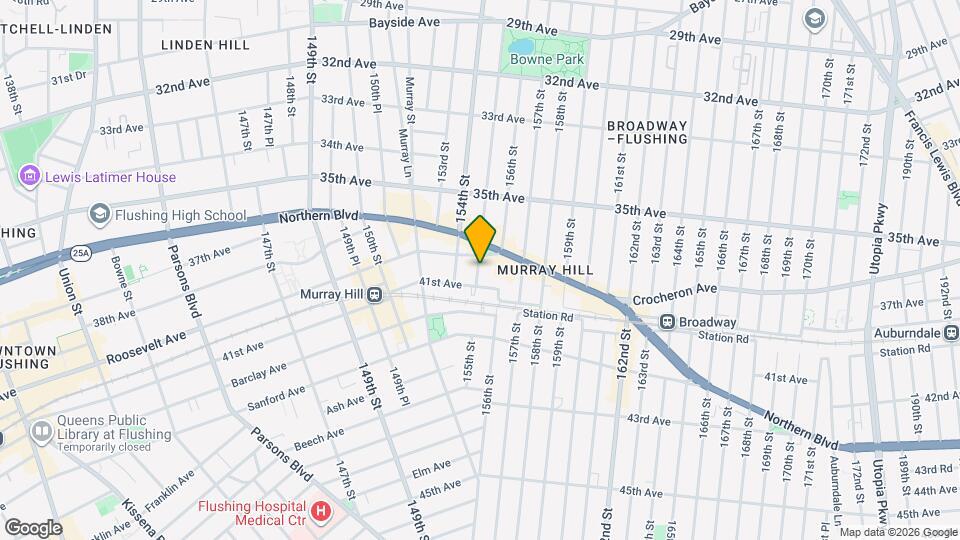 40-15 155th St Mapa y Detalles de la Ubicación
