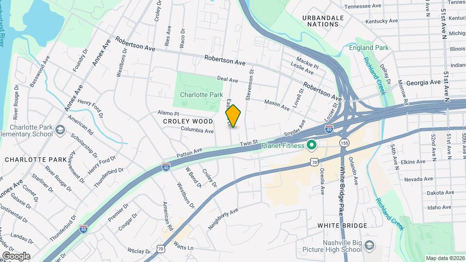 512B Eastboro Dr Map and Location Details