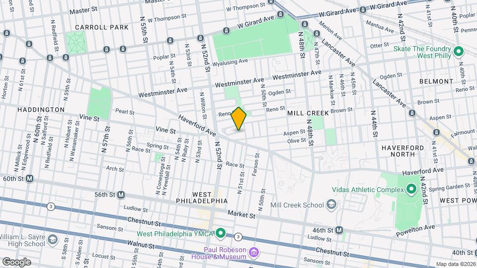 5116 Folsom St Map and Location Details