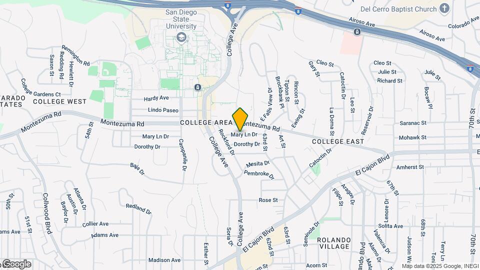 6153 Mary Ln Dr Map and Location Details