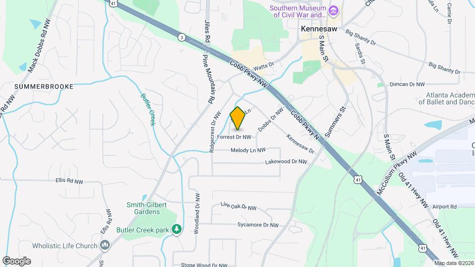 2450 Forrest Dr NW Map and Location Details