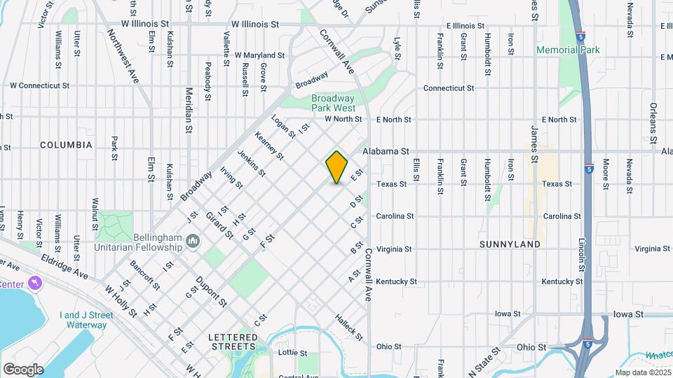 2417 E St Mapa y Detalles de la Ubicación