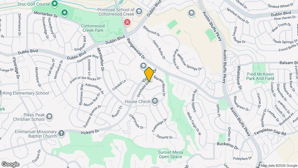 6431 Gemfield Dr Map and Location Details