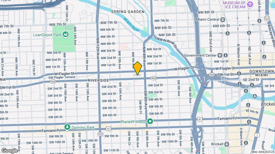 851 SW 1st St, Unit 512 Map and Location Details