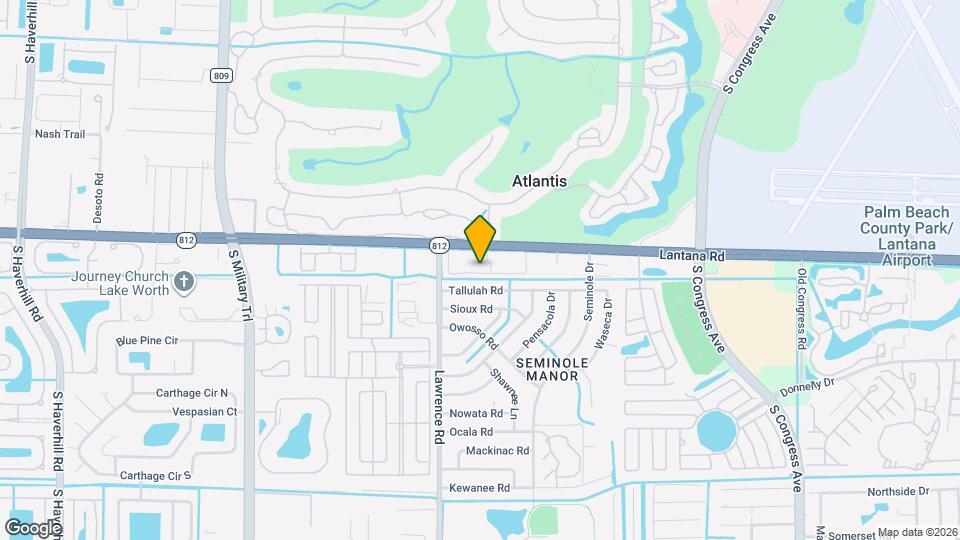 3883 Island Club Cir W Map and Location Details