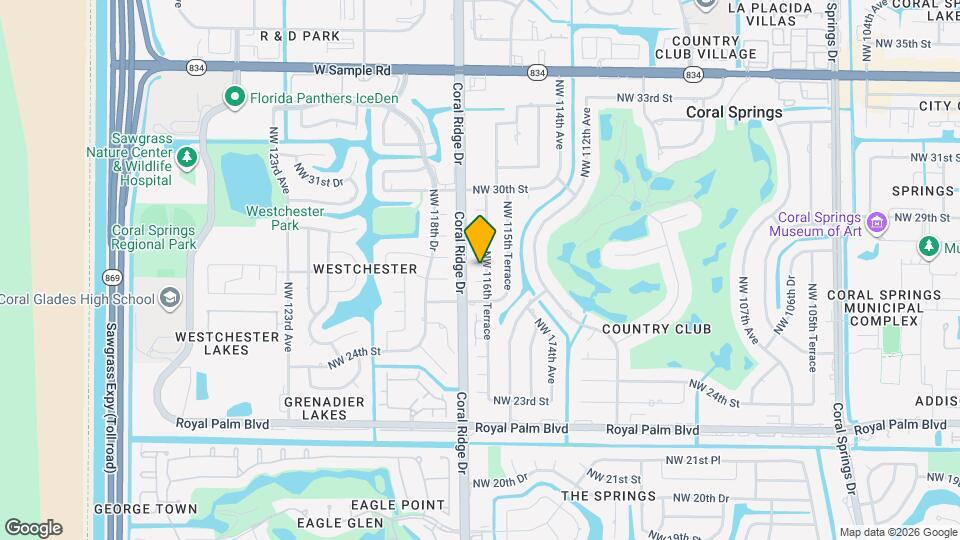 11600 NW 27th Ct Map and Location Details