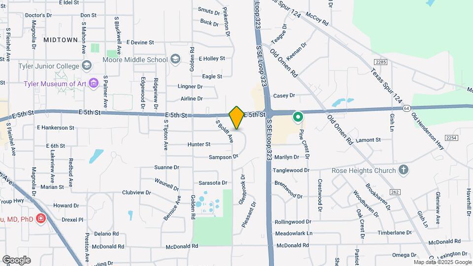 1707 Sampson Dr Map and Location Details