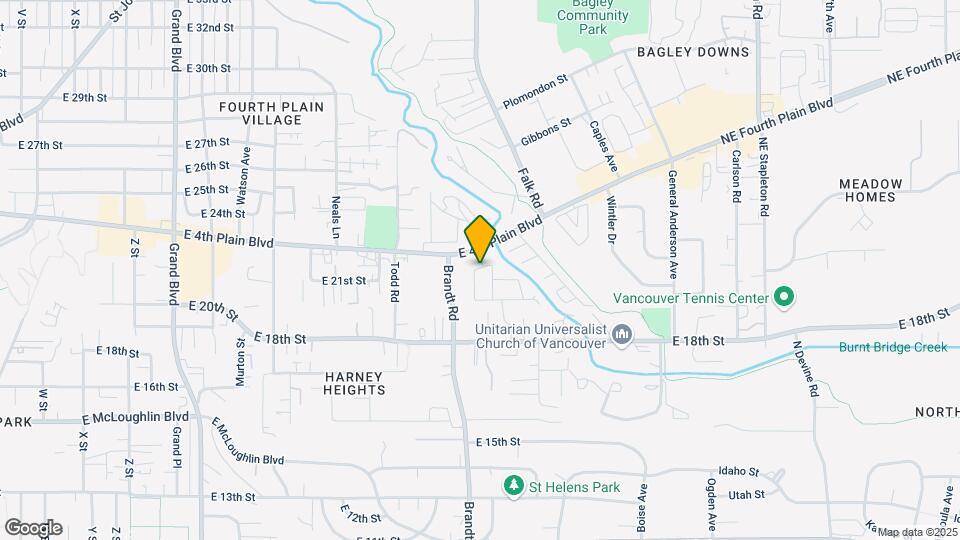 3909 E Fourth Plain Blvd Mapa y Detalles de la Ubicación