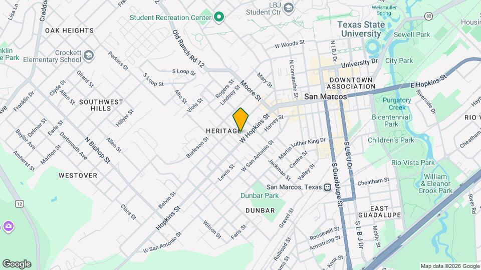 206 Scott St Map and Location Details