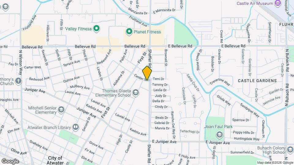 2383 Shaffer Rd Map and Location Details