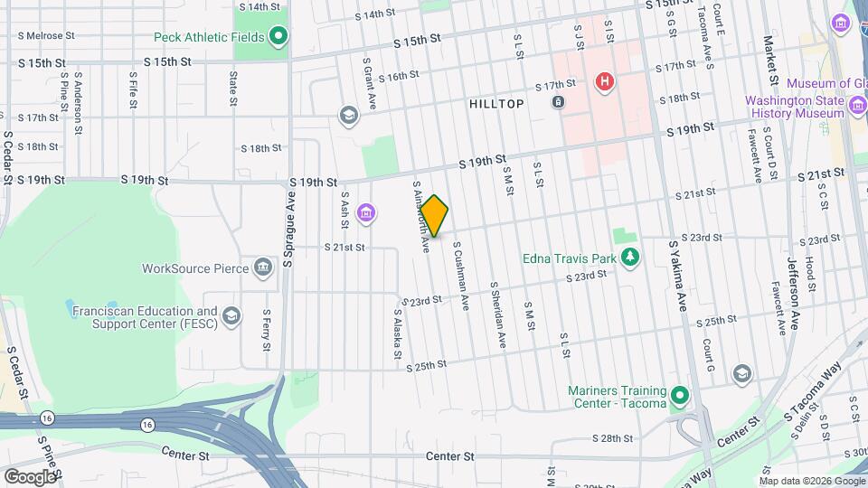 2107 S Ainsworth Ave Map and Location Details