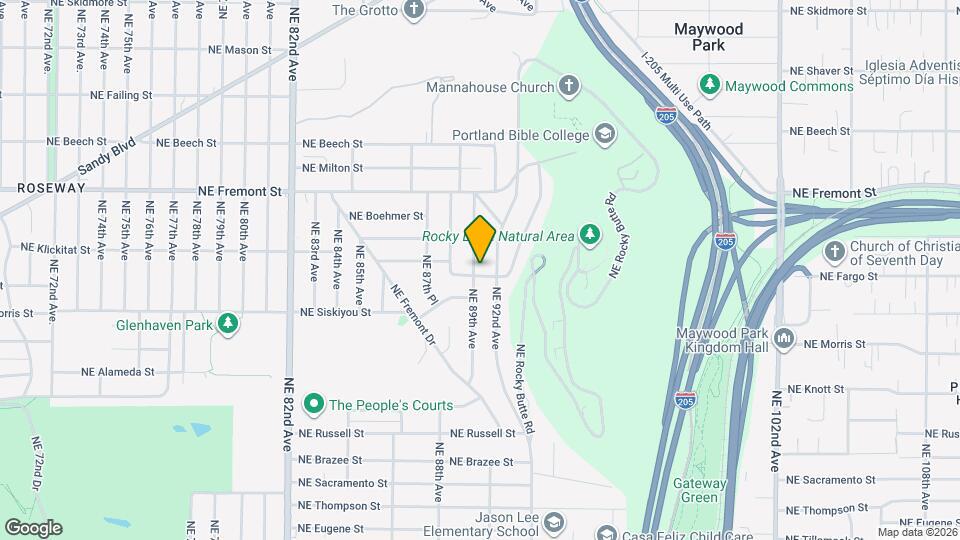 8915 NE Hill Way Mapa y Detalles de la Ubicación
