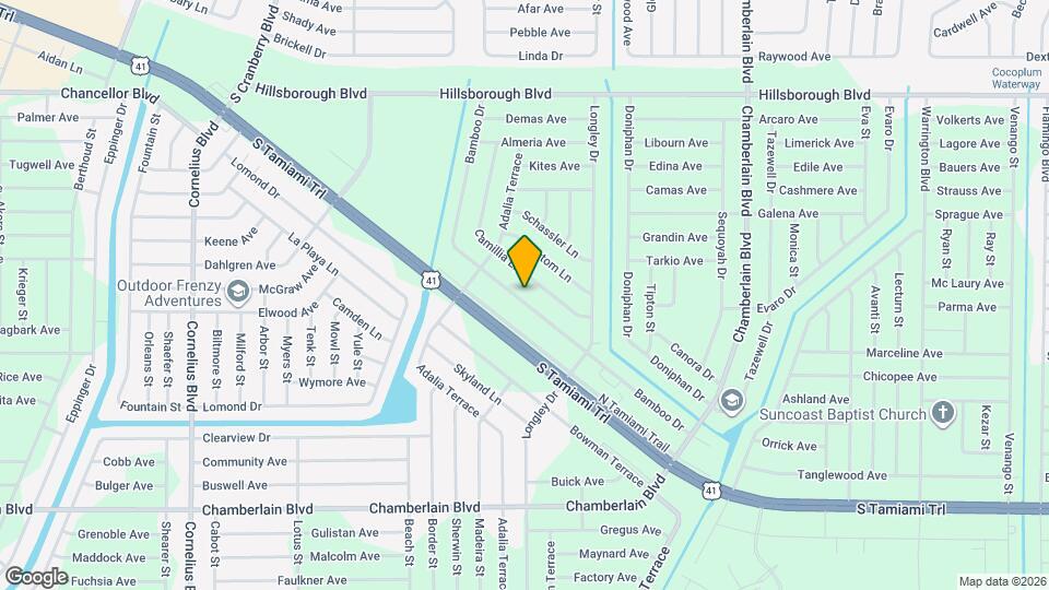 312 Bamboo Dr Map and Location Details