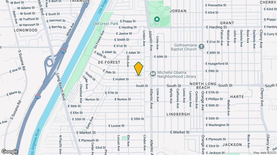 465 E Hullett St Map and Location Details