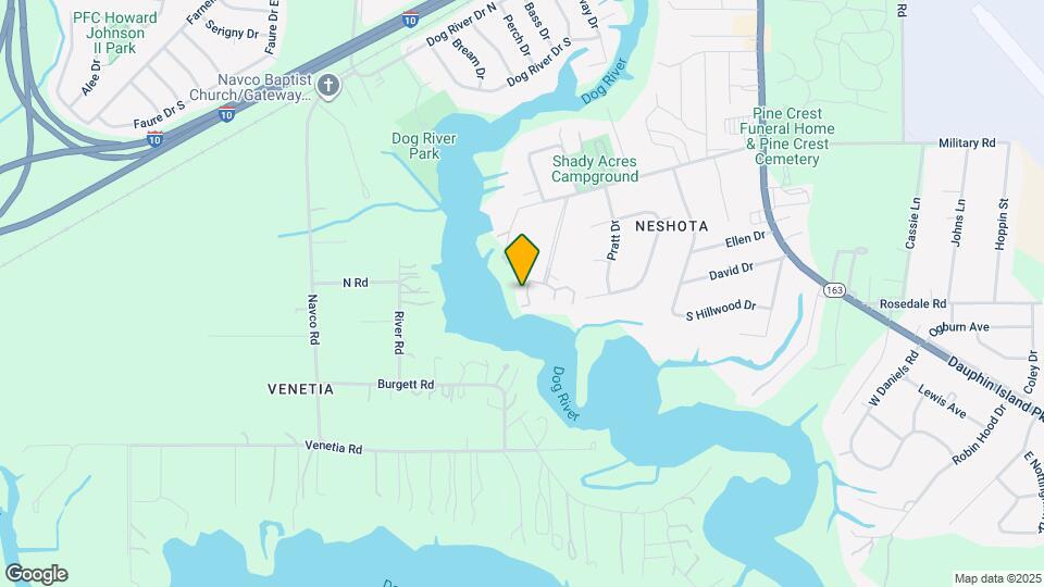 233 Riverbend Dr Map and Location Details