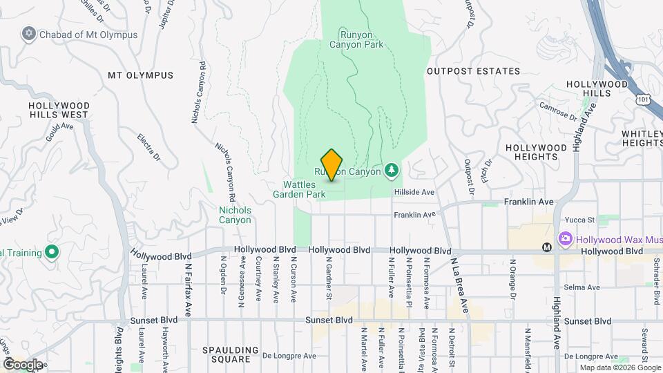 7475 Hillside Ave Map and Location Details