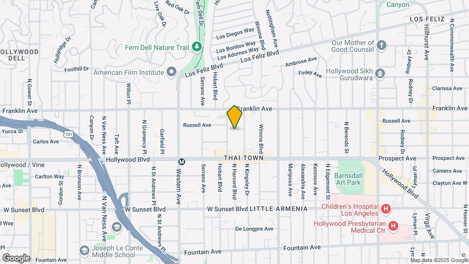 1800 N Harvard Blvd Mapa y Detalles de la Ubicación