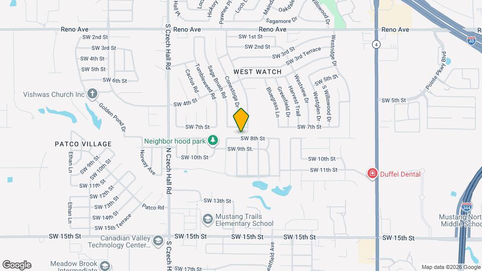 11909 SW 8th St Map and Location Details