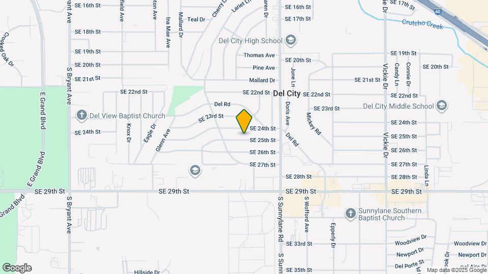 4037 SE 25th St Map and Location Details