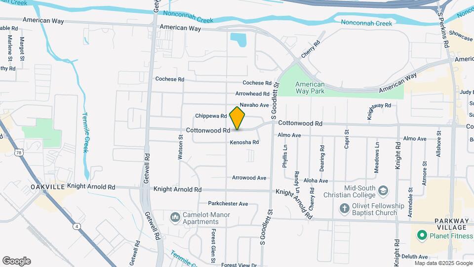 4173 Cottonwood Rd Map and Location Details