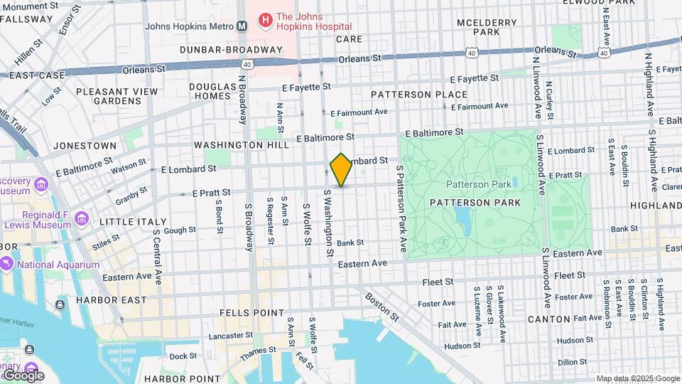 2019 E Pratt St Map and Location Details