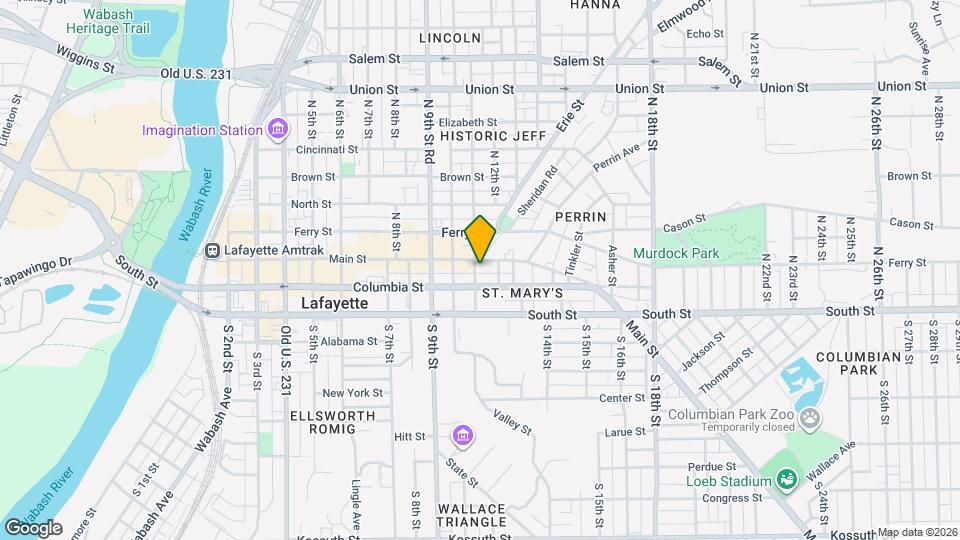 1105 Main St Map and Location Details