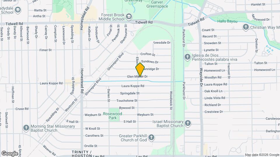 7506 Glen Manor Map and Location Details