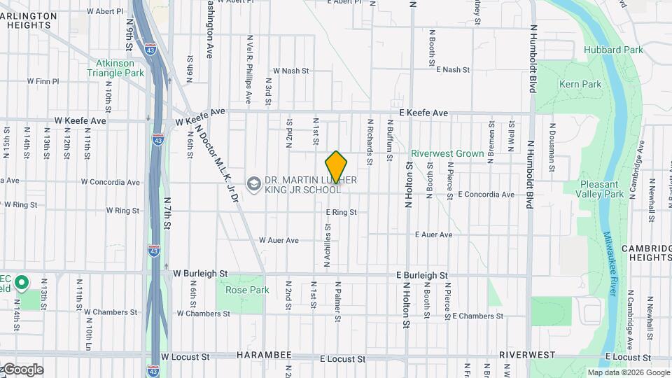 140 E Concordia Ave Mapa y Detalles de la Ubicación