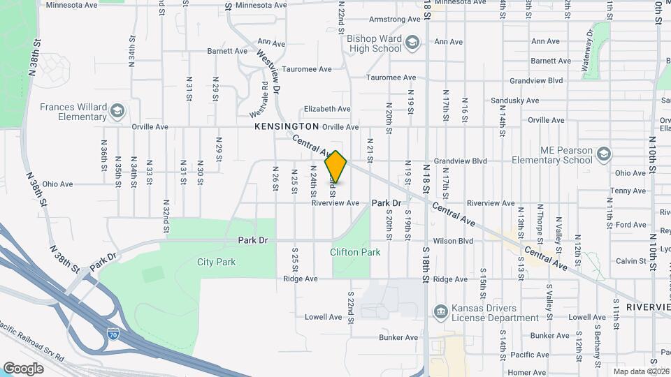 215 N 23rd St Map and Location Details