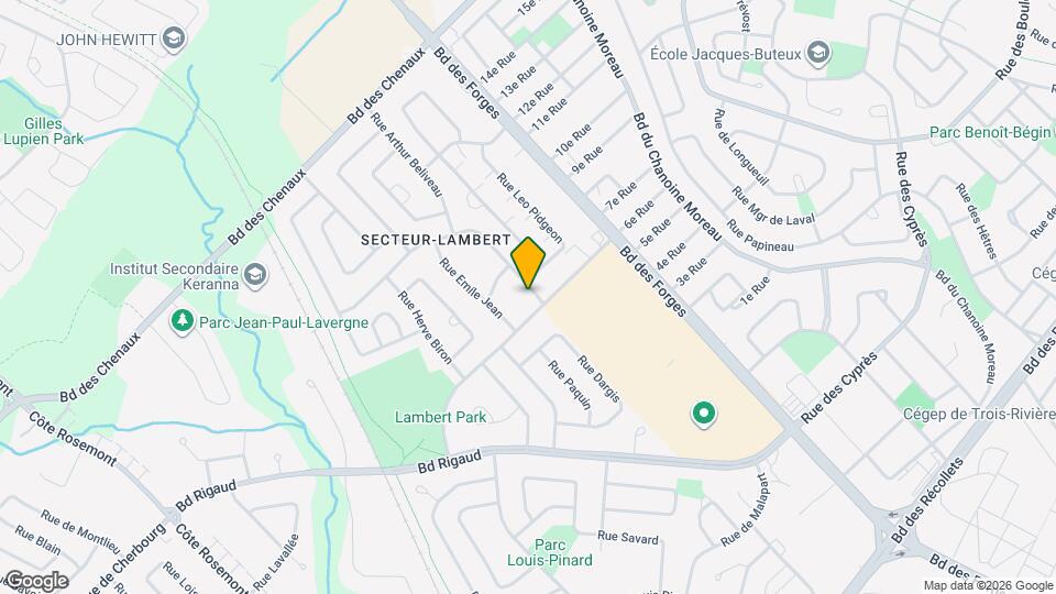 4875 J.-H.-Fortier Rue Map and Location Details