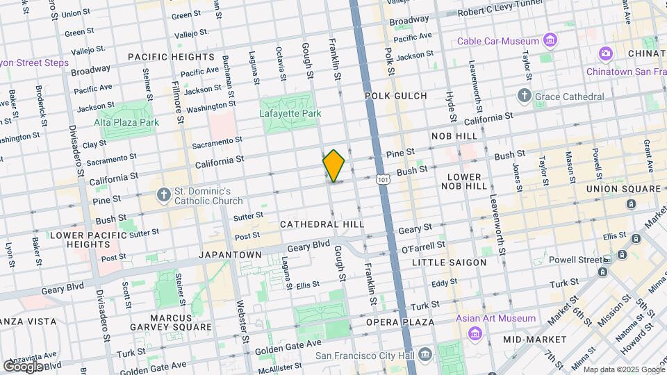 1530 Gough St Map and Location Details