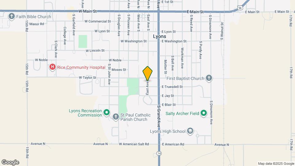 815 East Ave S Mapa y Detalles de la Ubicación