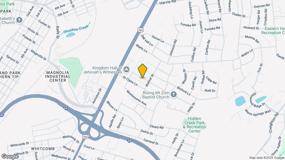 1821 Elkridge Ln Map and Location Details