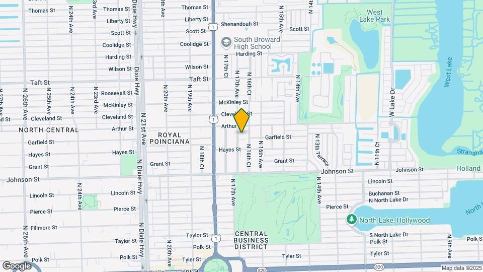 1205 N 17th Ave Map and Location Details